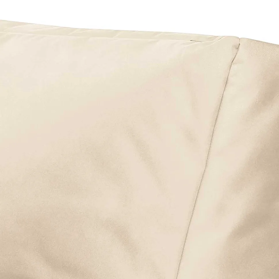 Sitzsack Sessel ausklappbar in Beige - Zynla