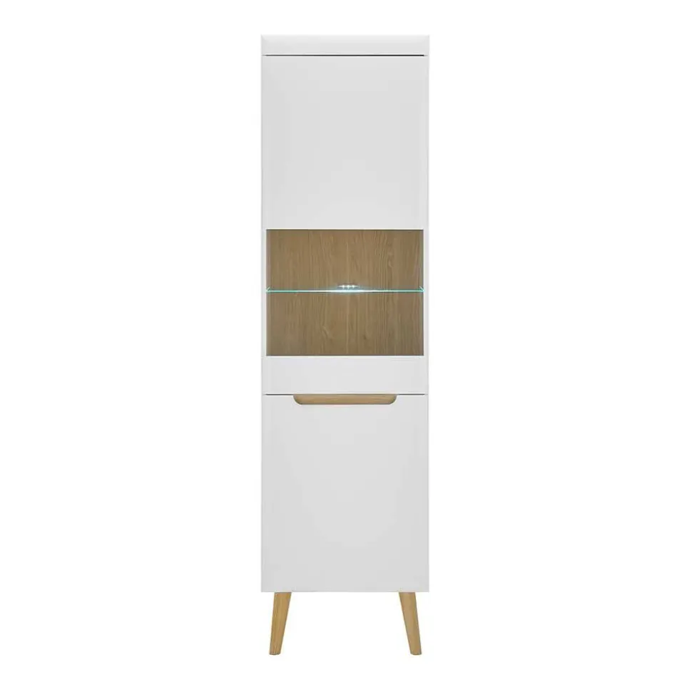 Skandi Designmöbel Wohnwand Set - Ginko (vierteilig)