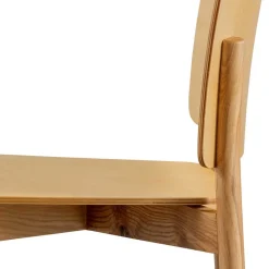 Skandi Holzstühle in Natur lackiert - Furcia (2er Set)