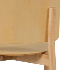Skandi Holzstühle in Natur lackiert - Furcia (2er Set)