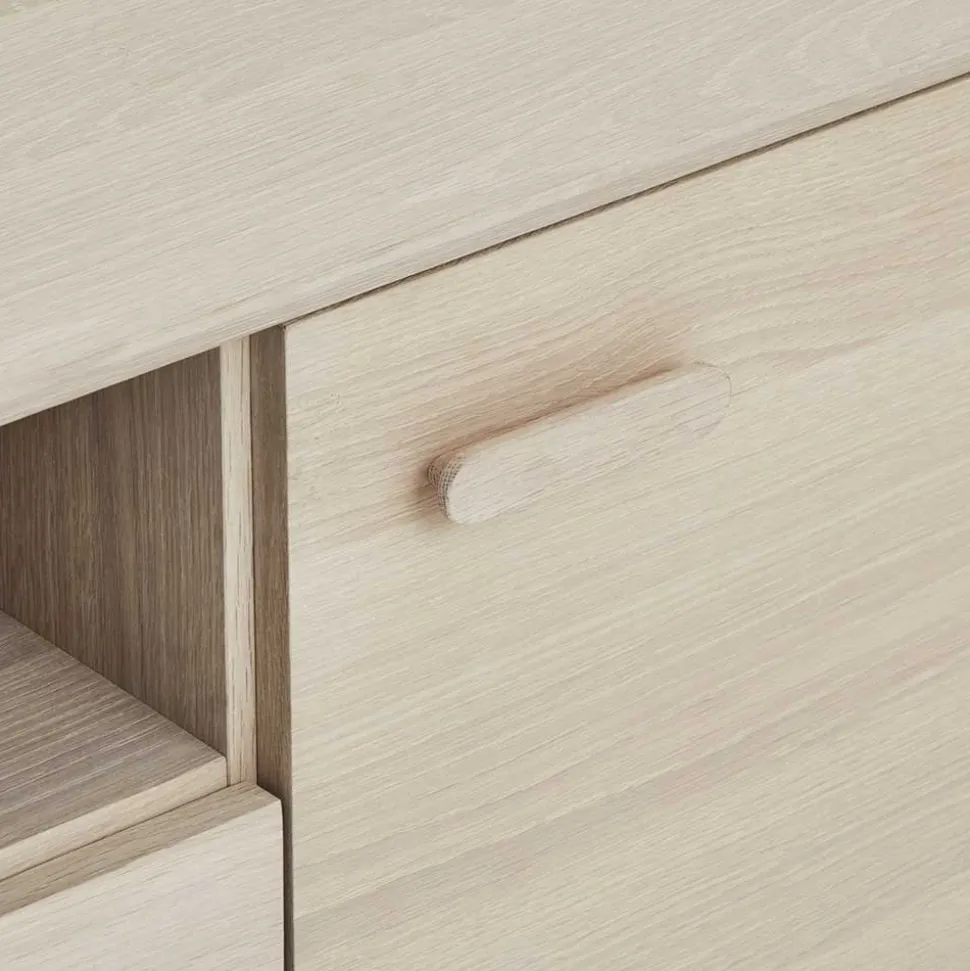 Skandi Sideboard in Eiche Weiß - Lametla