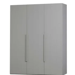 Skandi 3-türiger Schlafzimmerschrank in Grau - Rochella