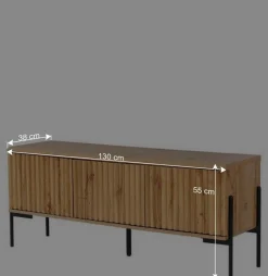 Skandi TV Board 130 cm breit - Elastian