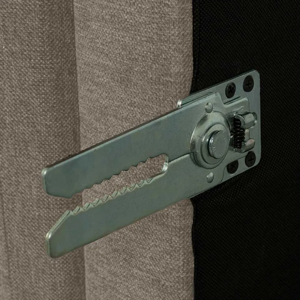 Sofa aus Modulen in Taupe Stoff - Birte