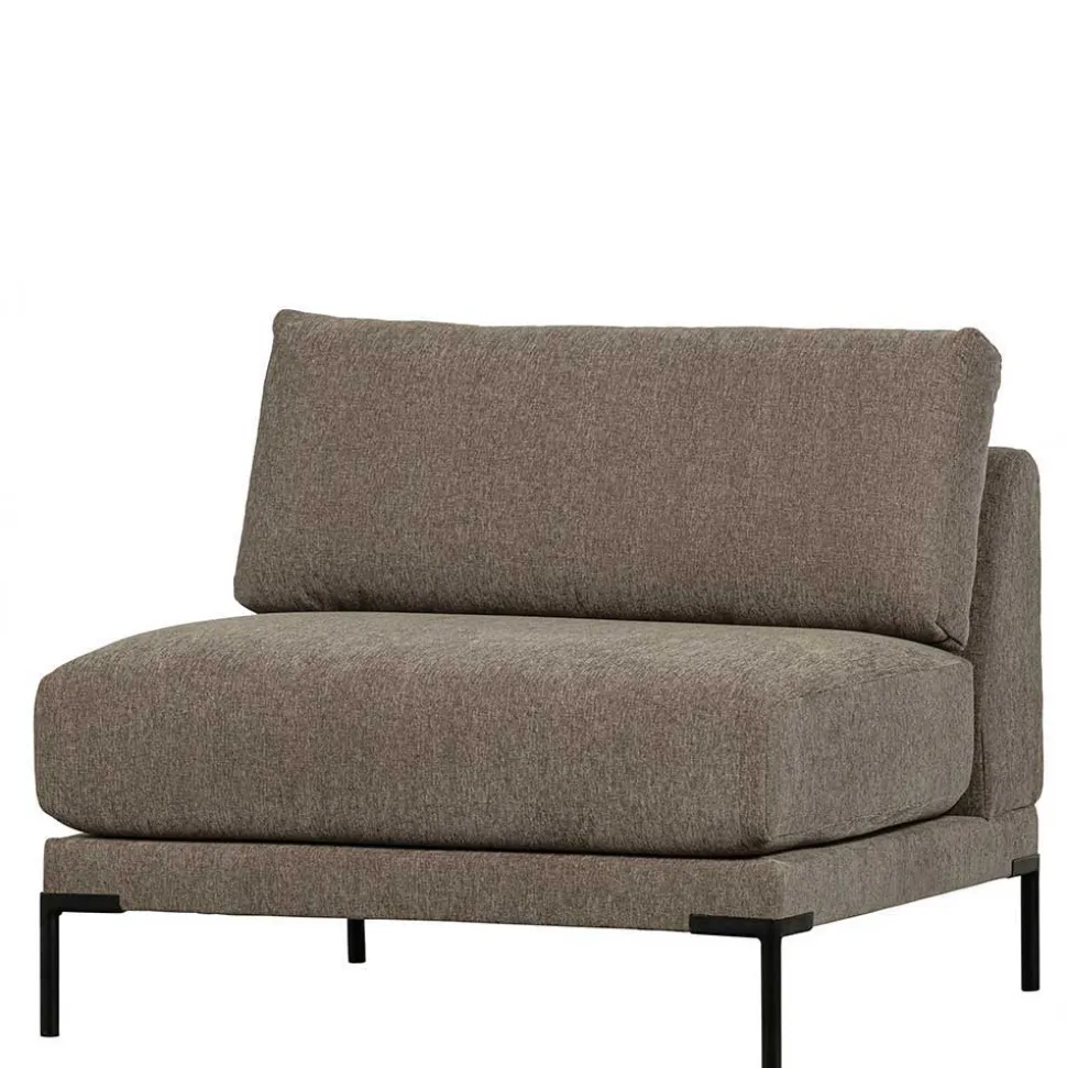 Sofa aus Modulen in Taupe Stoff - Birte