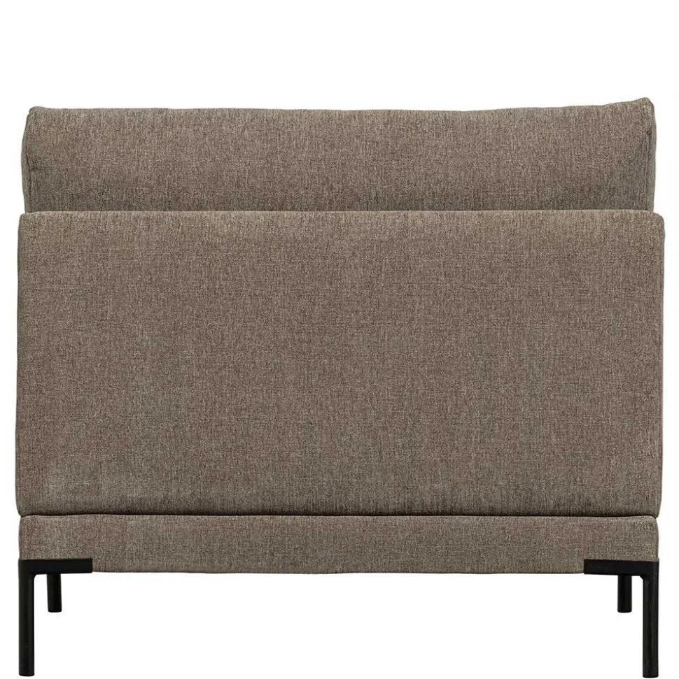Sofa aus Modulen in Taupe Stoff - Birte
