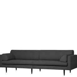 Sofa für drei Personen in Dunkelgrau - Augusta