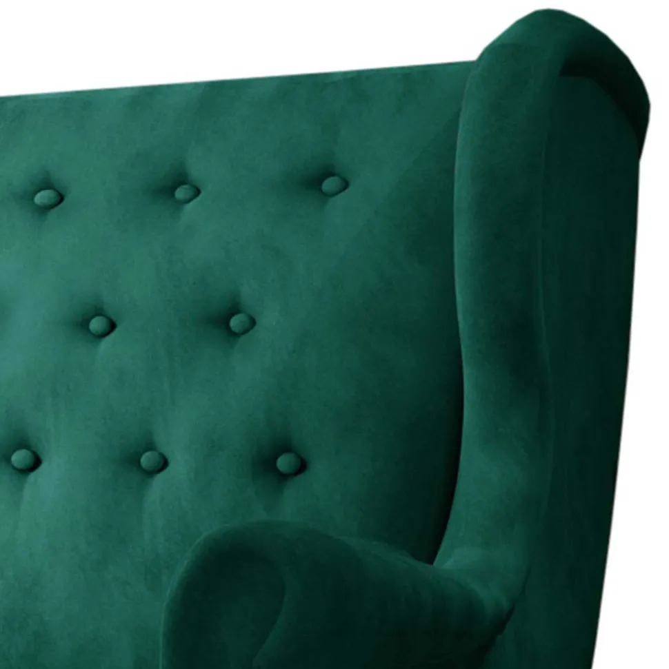Sofa mit Ohren und Knopfheftungen - Save