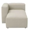 Sofaelement Recamiere in Cremeweiß - Tembreno