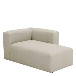 Sofaelement Recamiere in Cremeweiß - Tembreno