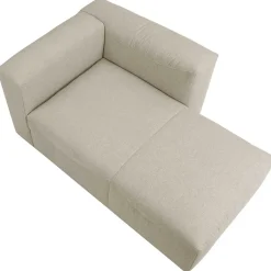 Sofaelement Recamiere in Cremeweiß - Tembreno