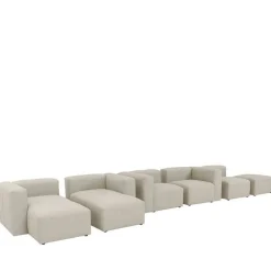 Sofaelement Recamiere in Cremeweiß - Tembreno