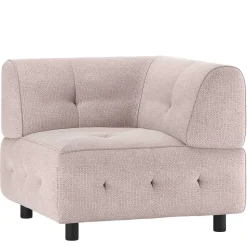 Sofamodul Ecke aus Chenillegewebe in Mauve - Muldivian