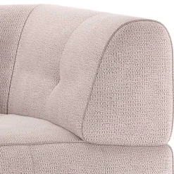 Sofamodul Ecke aus Chenillegewebe in Mauve - Muldivian