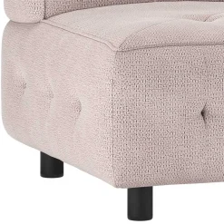 Sofamodul Ecke aus Chenillegewebe in Mauve - Muldivian