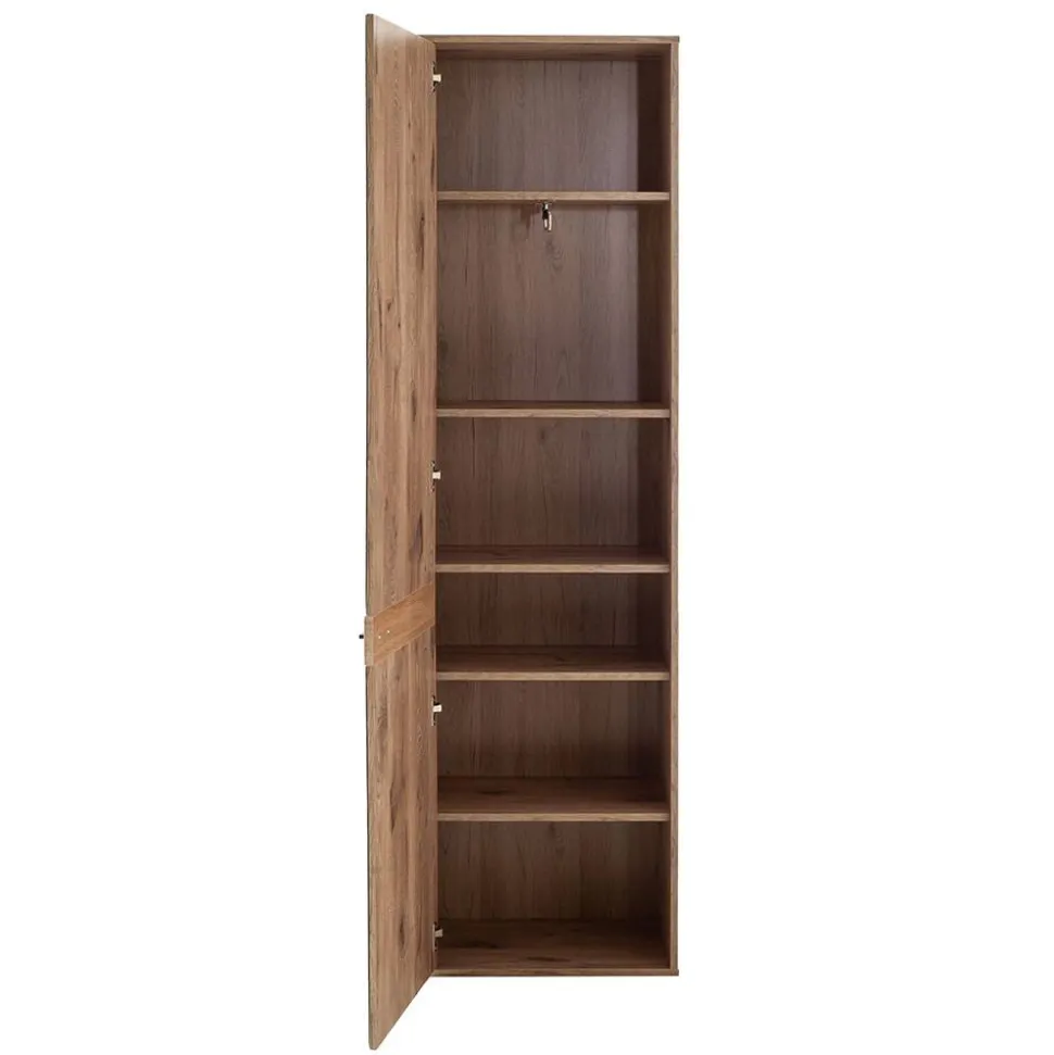 Spiegeltür-Flurschrank in Wildeiche Optik - Vapposia