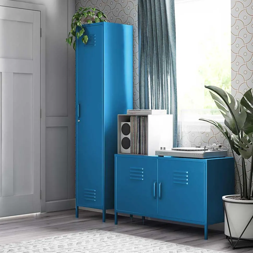 Spind Design Kommode in Blau - Datinel