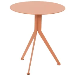 Stahl-Beistelltisch in Terracotta - Mala
