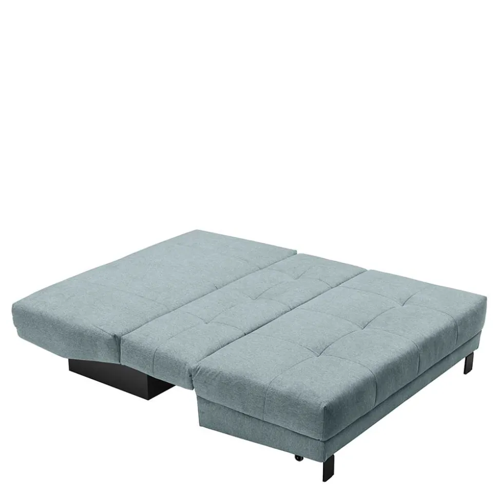 Stoff Bettcouch in Türkis - Enfino