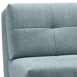 Stoff Bettcouch in Türkis - Enfino