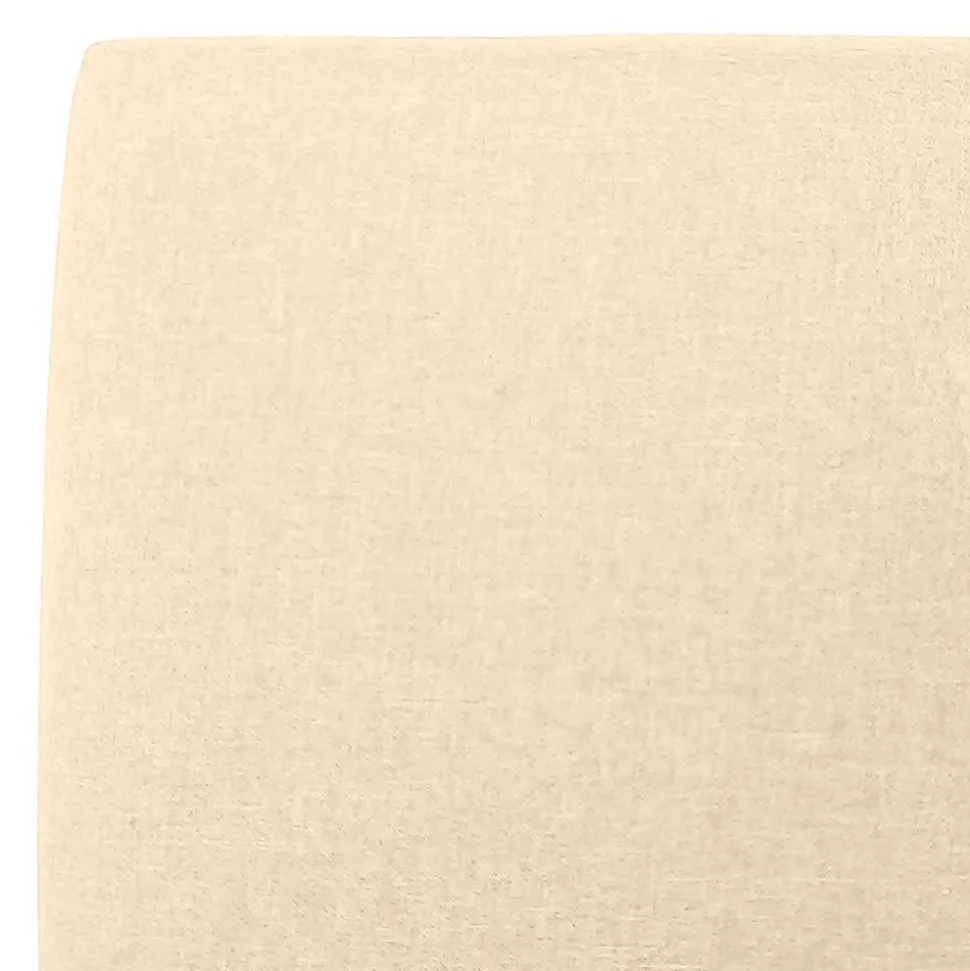 Stoff Schlafsessel in Beige und Schwarz - Setubal