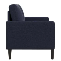 Stoffcouch in Dunkelblau - Normandie