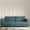 Stoff-Klappcouch in Petrol Blau - Iloventa