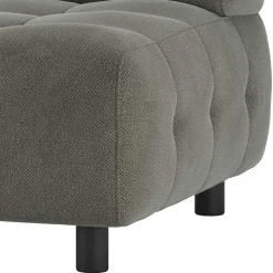 Stoff-Modul-Couch Element in Blassgrün - Niridena