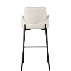 Struktursamt Barstuhl mit 78 cm Sitzhöhe - Lasmus (2er Set)