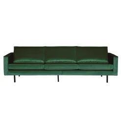 Stylische Samtcouch in Grün - Distroit
