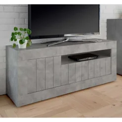 Stylisches TV Element in Dekor Beton - Emalika