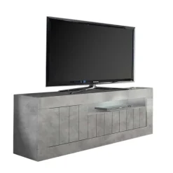 Stylisches TV Element in Dekor Beton - Emalika