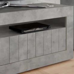 Stylisches TV Element in Dekor Beton - Emalika