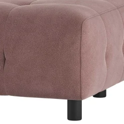 Systemcouch Ecke links in Mauve Stoff - Charin