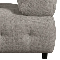 Systemcouch Einsitzer in Graugrün Chenille - Aramato