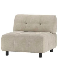 Systemsofa Einsitzer Element in Hellgrau - Beno