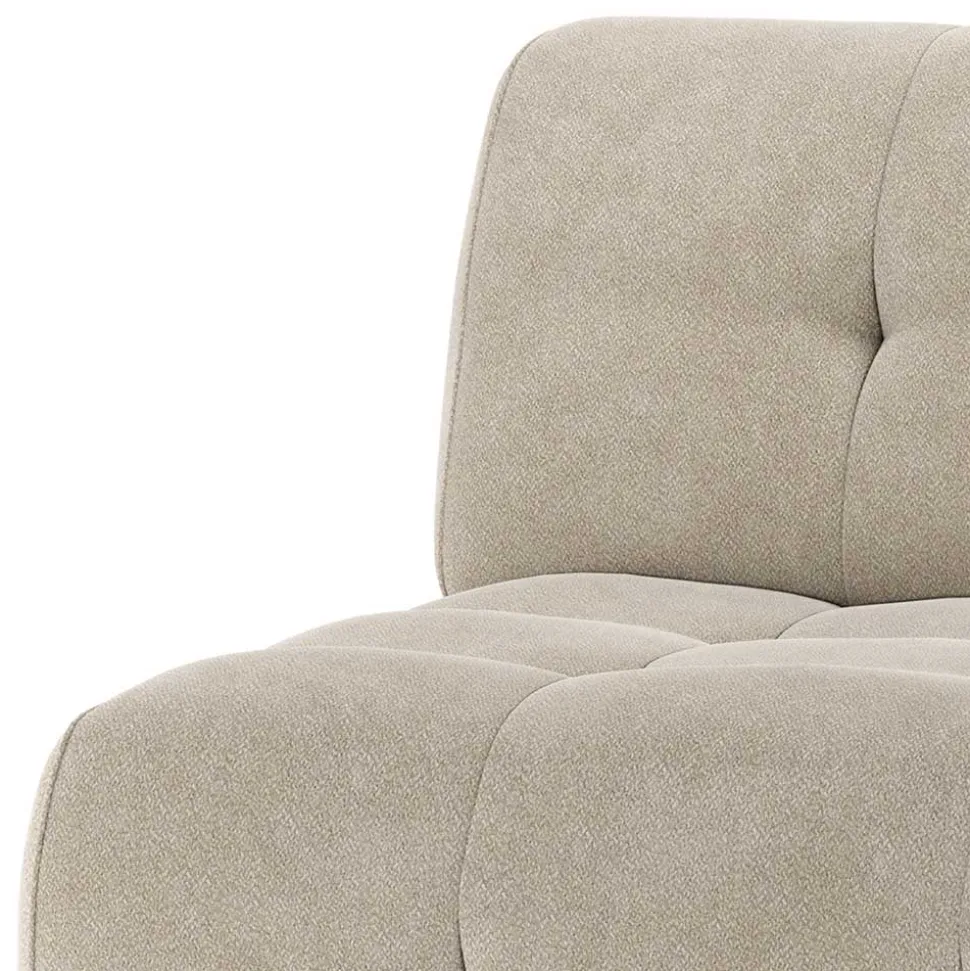 Systemsofa Einsitzer Element in Hellgrau - Beno