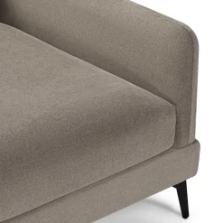 Taschenfederkern Eckcouch in Beige - Kosmyna