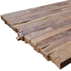 Teak Altholztisch mit Designgestell - Wemdi