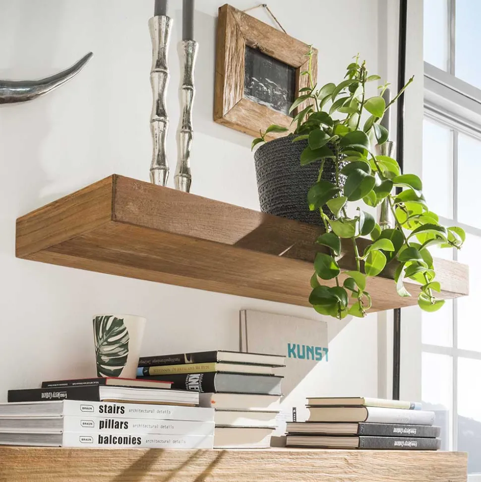Teak Wandboard mit 4 cm Stärke - Palium