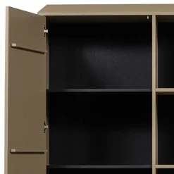 Teilmassiver Schrank in Schlammfarben - Isle