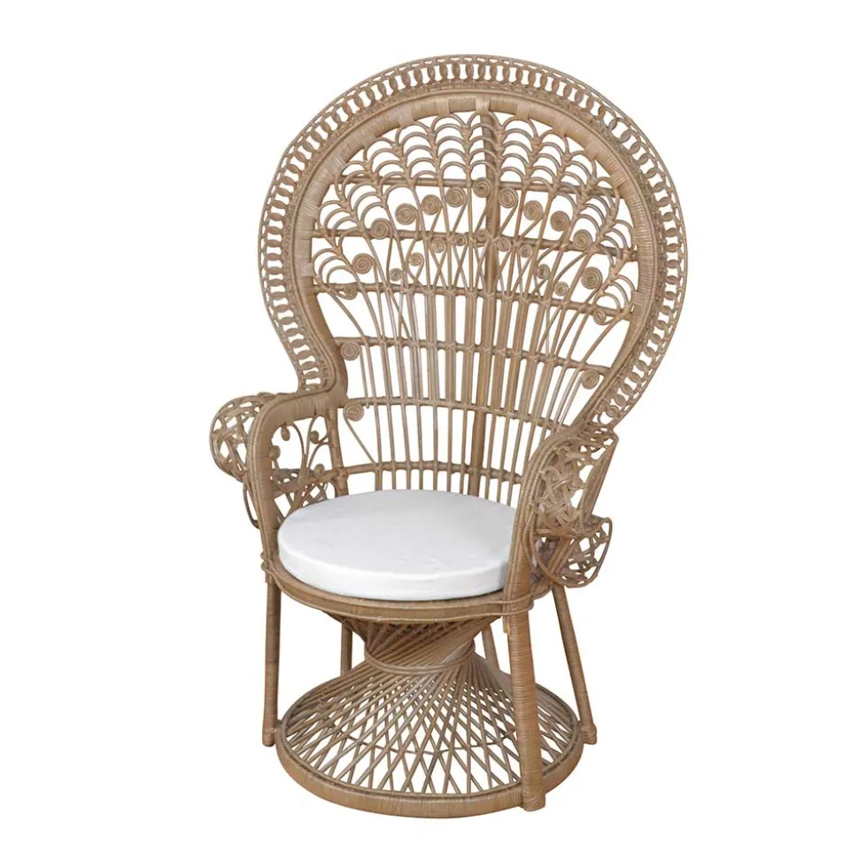 Thronsessel Gannicera aus Rattan