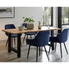 Tisch mit vier Tischsesseln Set - Cervena (fünfteilig)
