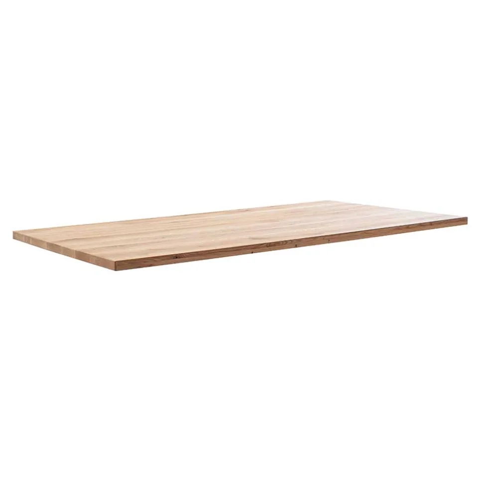 Tisch mit Wildeiche Massivholzplatte - Guven