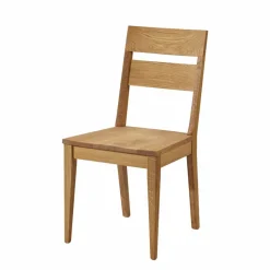 Tisch und Stuhl Set Likes aus Holz Wildeiche massiv (siebenteilig)
