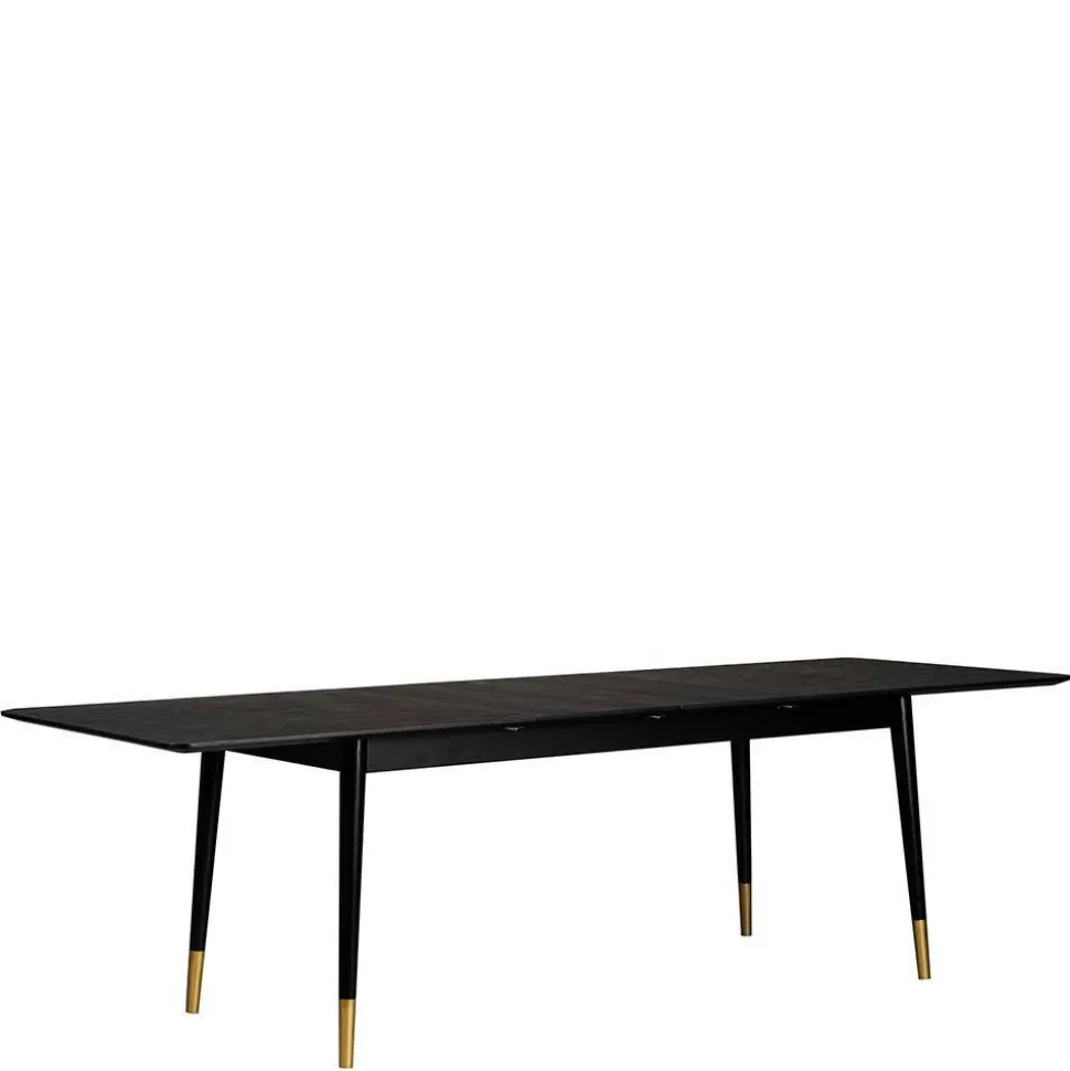 Tischgruppe in Schwarz & Beige - Orgevia (siebenteilig)