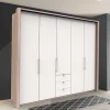 Top Schlafzimmerschrank mit 2 Falttüren & Tür - Vaclyn