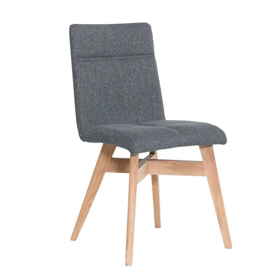 Topp Polsterstuhl mit Holzgestell - Wervo (2er Set)