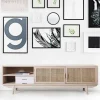 Trend Design Lowboard mit Wiener Geflecht Türen - Oncinasa
