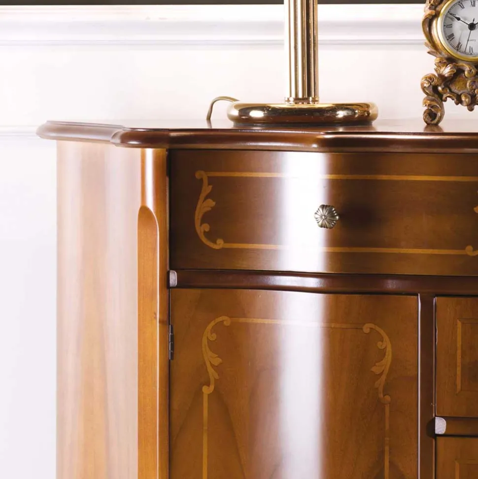2-türige Barock Kommode Dentro mit 4 Schubladen